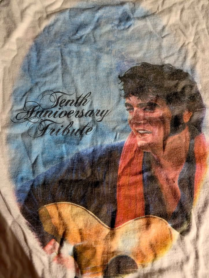 Vintage Hanes Elvis Presley Tenth Anniversary Tribute T-Shirt - photo 3