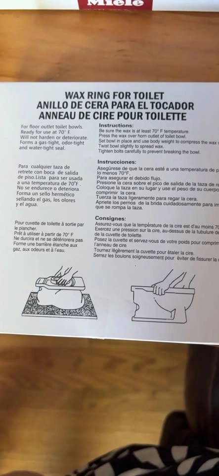 New in box-Wax Ring for Toilet - photo 2
