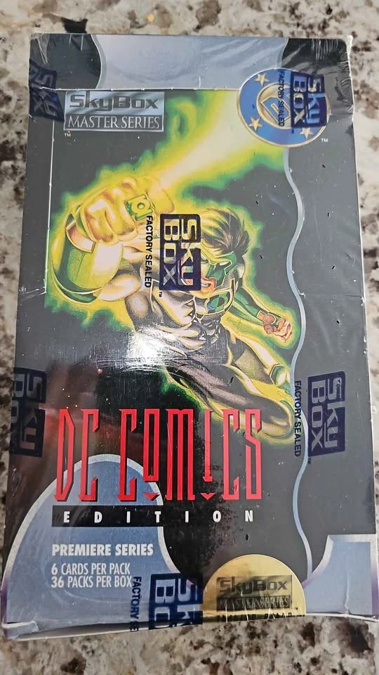 Vintage Marvel and DC Comics trading card boxes and sets - photo 4