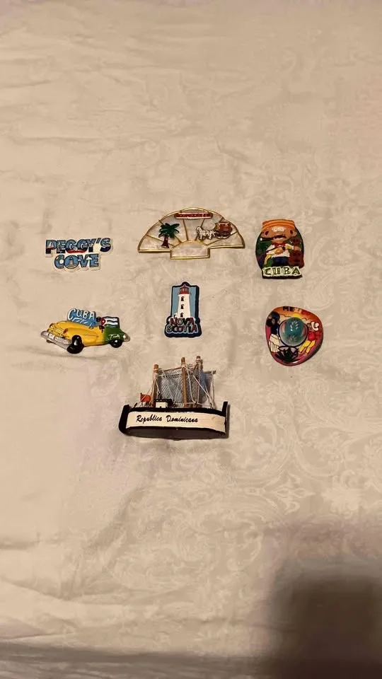 Assorted Travel Souvenir Magnets