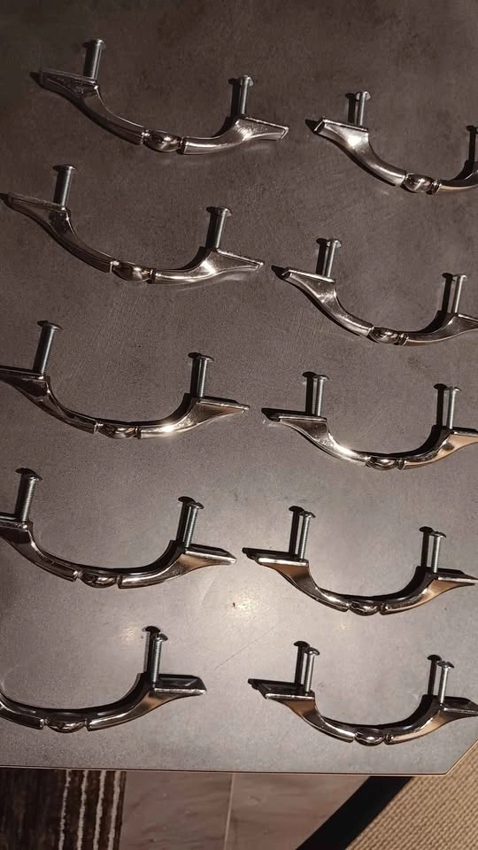 10 Chrome Cabinet Handles - photo 2
