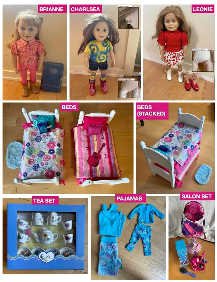 Maplelea dolls and accessories
