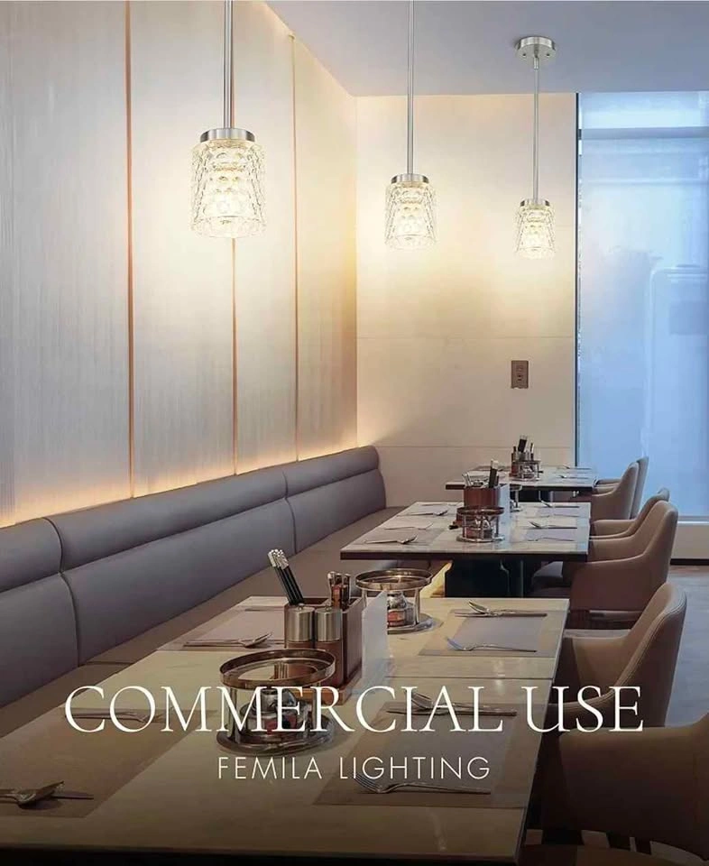Brand New 3-Pack Silver Pendant Lights with Glass Shades - photo 5