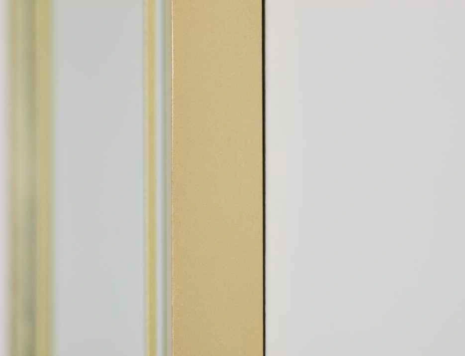 Brand New GlucksteinElements Gold Windowpane Wall Mirror - photo 5