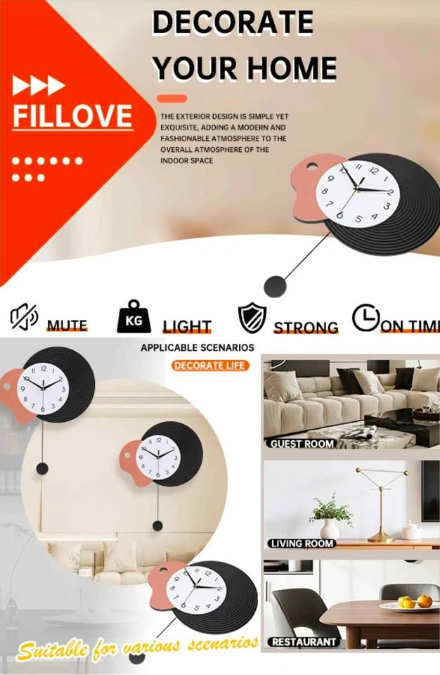 Brand New Modern Pendulum Wall Clock - photo 4