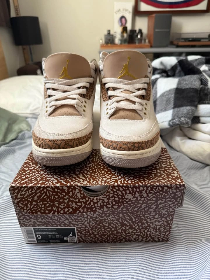 Air Jordan 3 Retro Palomino SIZE 9 **PICKUP ONLY** - photo 3
