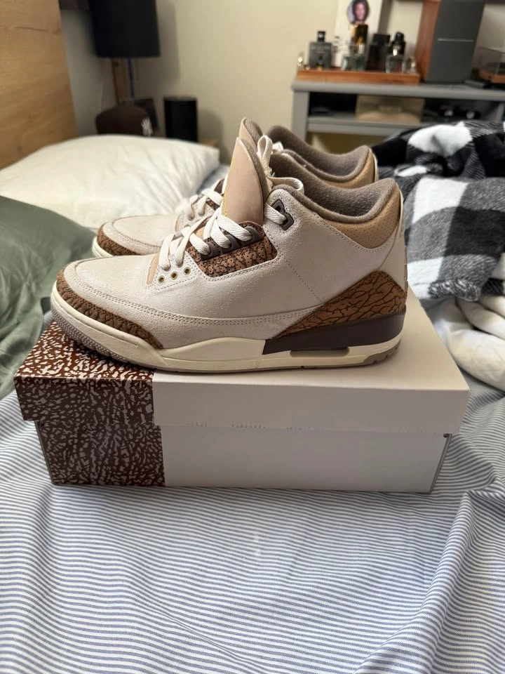 Air Jordan 3 Retro Palomino SIZE 9 **PICKUP ONLY** - photo 4