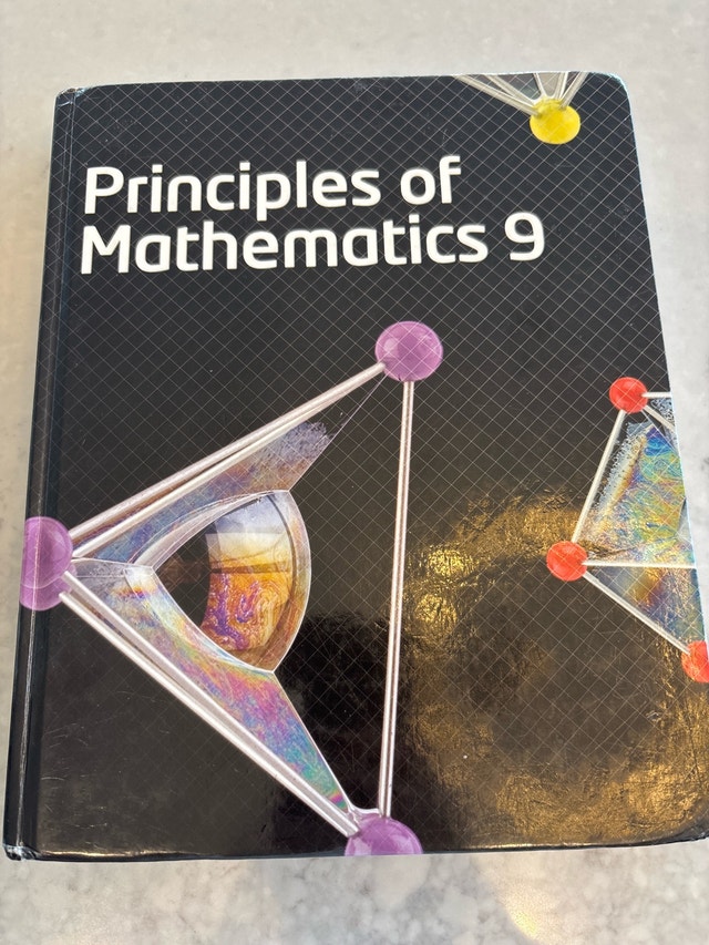 Nelson Principles of Mathematics 9 Textbook (MPM1D)