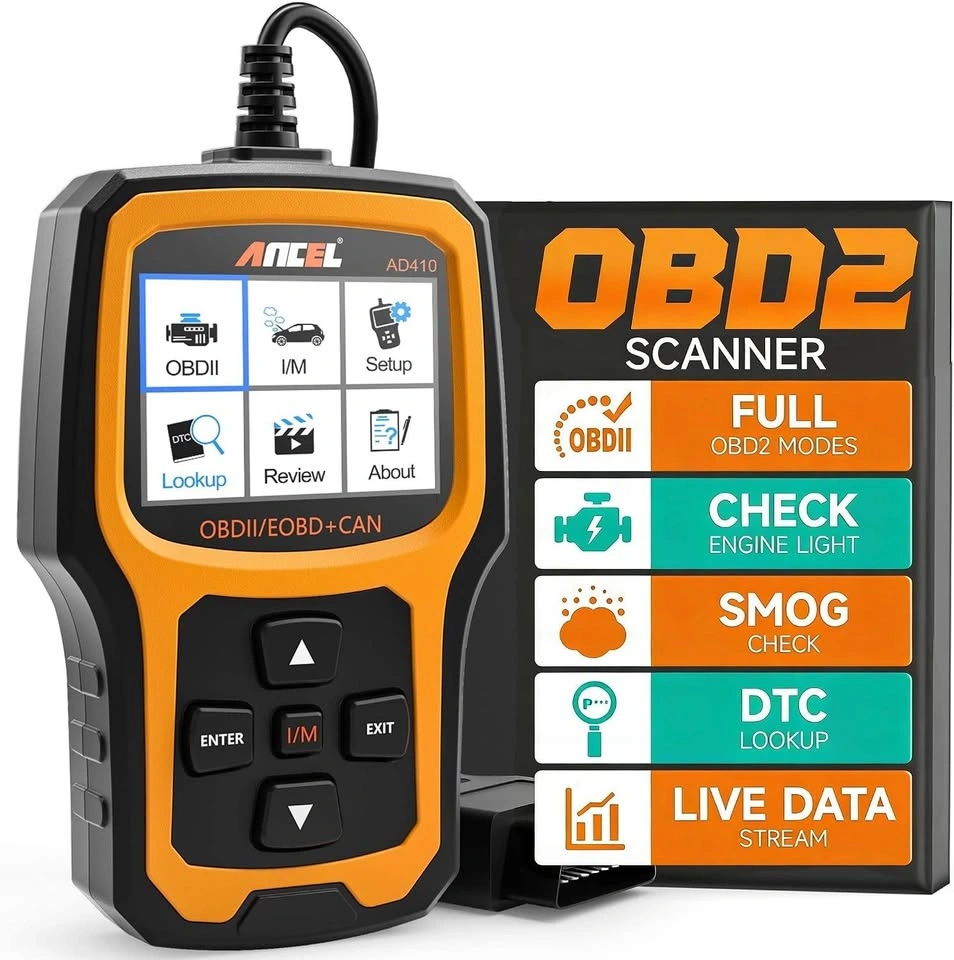 ANCEL AD410 Enhanced OBD2 Scanner, Vehicle Code Reader for Check - photo 2