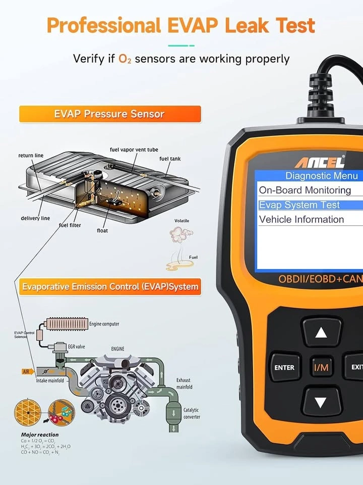 ANCEL AD410 Enhanced OBD2 Scanner, Vehicle Code Reader for Check - photo 3