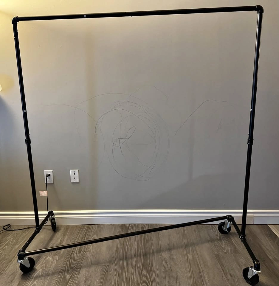 Clothes Rail with Wheels