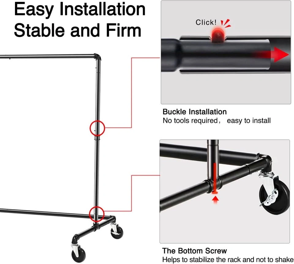 Clothes Rail with Wheels - photo 2