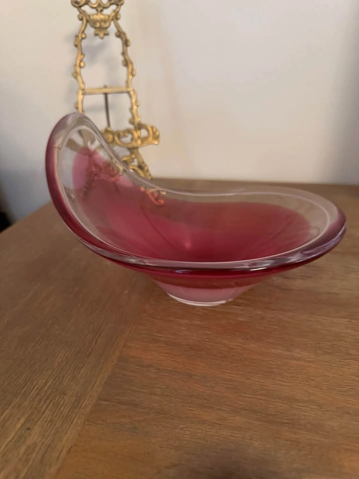 Flygsfors Coquille Pink Glass Bowl - photo 2