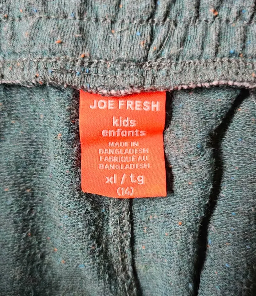 JOE FRESH Youth Speckled Fleece Joggers - Size XL (14) - photo 2