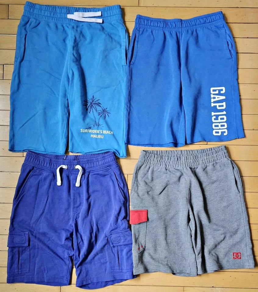 Lot of 4 Boys Sweat Shorts / Athletic Shorts (Size 8-12Y)