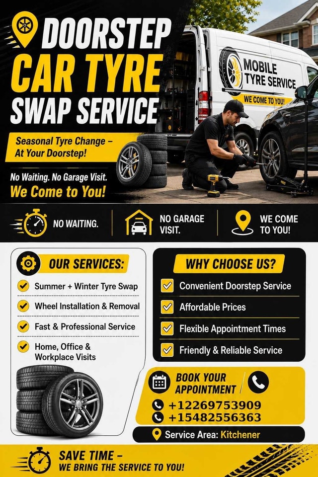 Mobile Tire Swap on Rims