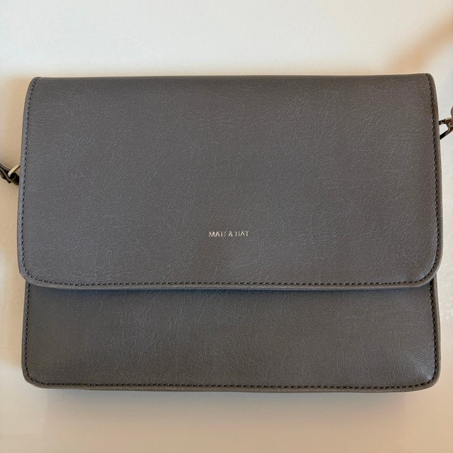 Matt & Nat LYSA Vegan Crossbody Bag • Vintage Collection • Grey - photo 2