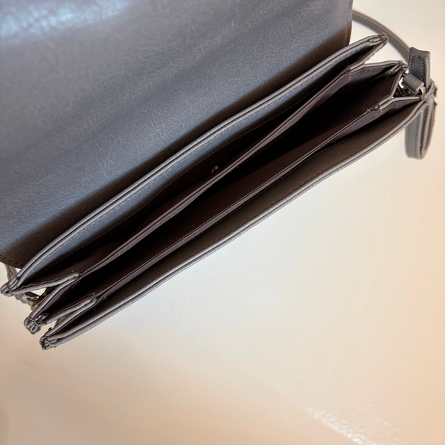 Matt & Nat LYSA Vegan Crossbody Bag • Vintage Collection • Grey - photo 3