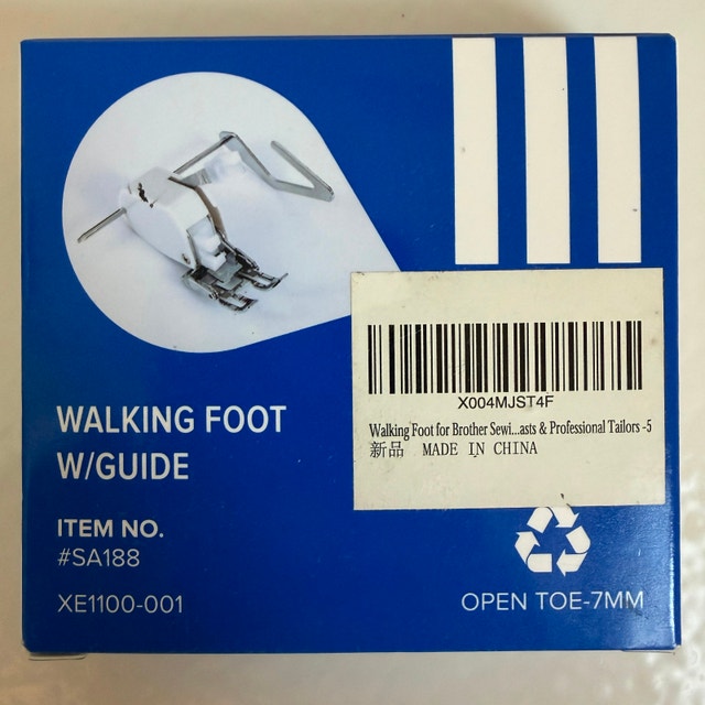Brother Sewing Machine Walking Foot SA188 w/ Guide • NEW - photo 2