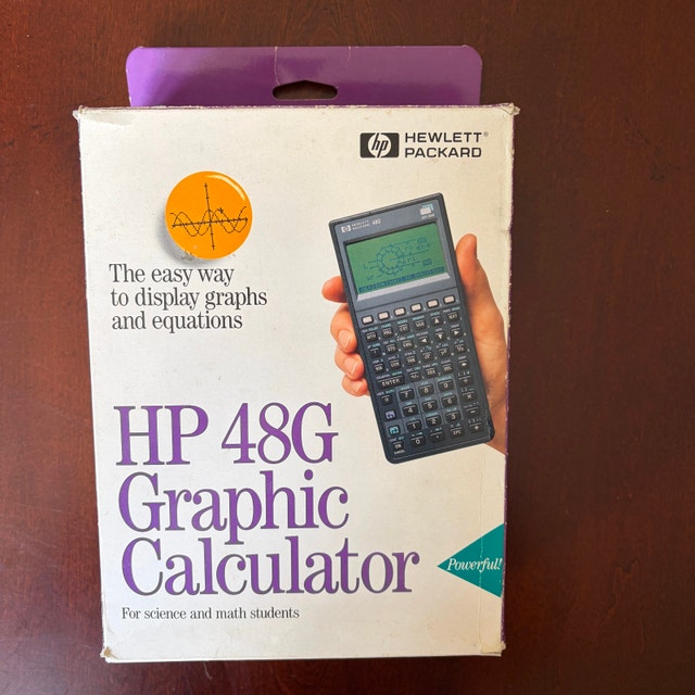 HP 48G RPN Graphing Calculator • Box, Manuals & Case - photo 5