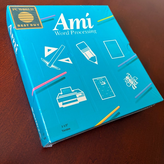 1988 Ami Word Processing Software • NEW SEALED • 3.5" - photo 2