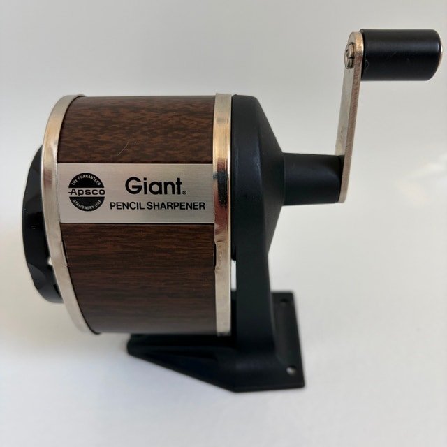 Vintage APSCO Giant Pencil Sharpener • Unused NOS