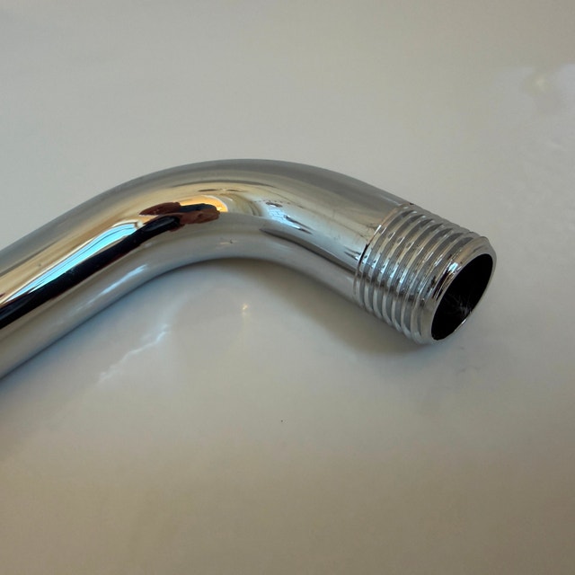 Riobel 560C 16" (40 cm) Chrome Shower Arm w/ Square Flange • NEW - photo 4