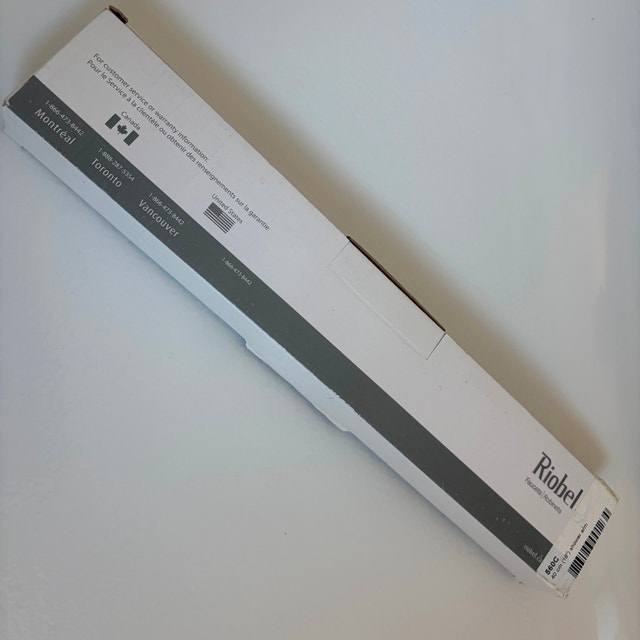 Riobel 560C 16" (40 cm) Chrome Shower Arm w/ Square Flange • NEW - photo 5