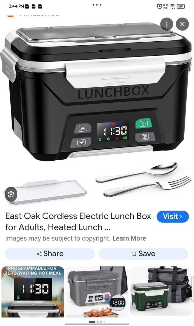 East Oak Cordless Electric Lunch Box - photo 3