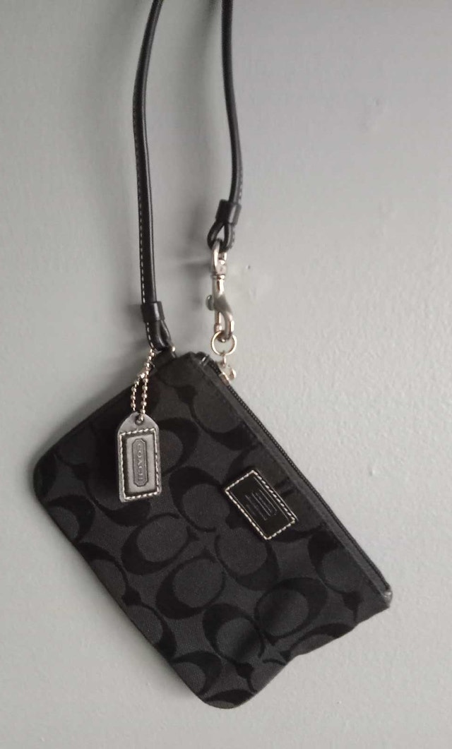Coach Signature Wristlet