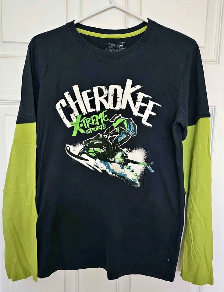 Cherokee Boys Long Sleeve X-Treme Sports Shirt (XL)