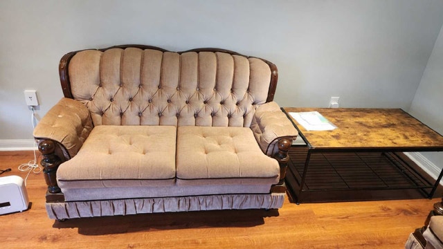 Vintage Sofa Loveseat and Armchair Set - photo 2