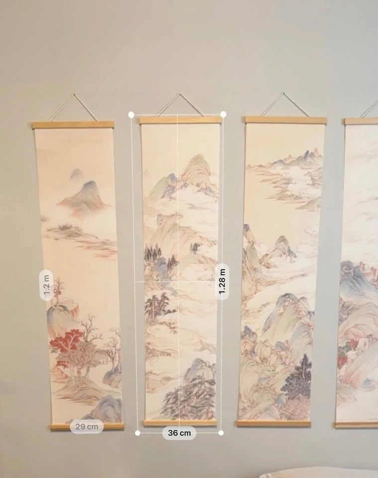 Scroll Wall Art- Set of 4 - photo 2
