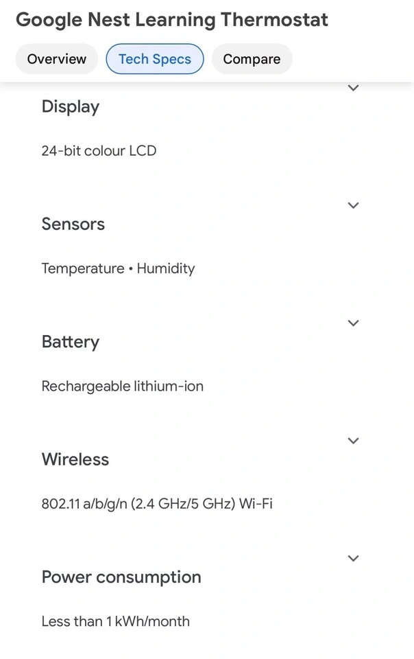 Brand New Google Nest Learning Thermostat - photo 5