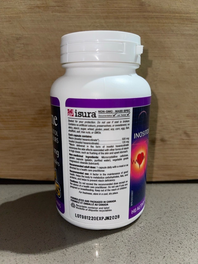 Natural Factors Niacin Flush Free 500 mg - photo 2