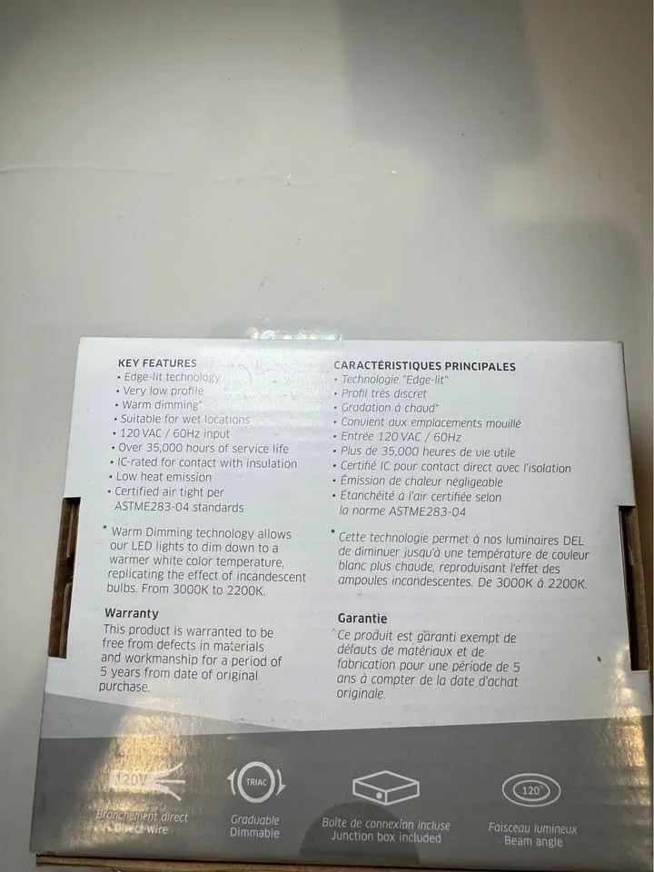 Brand new pot lights DIMMABLE 4” ($5 each) retail $30 each! image indicator(3)