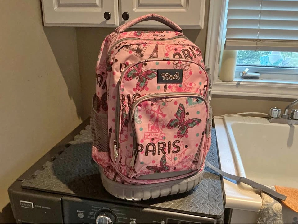 Tilami Paris Butterfly Rolling Backpack