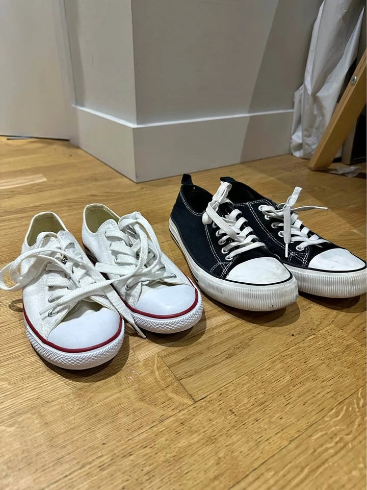 Size 6 Converse and Size 7 Ardene - Set of 2