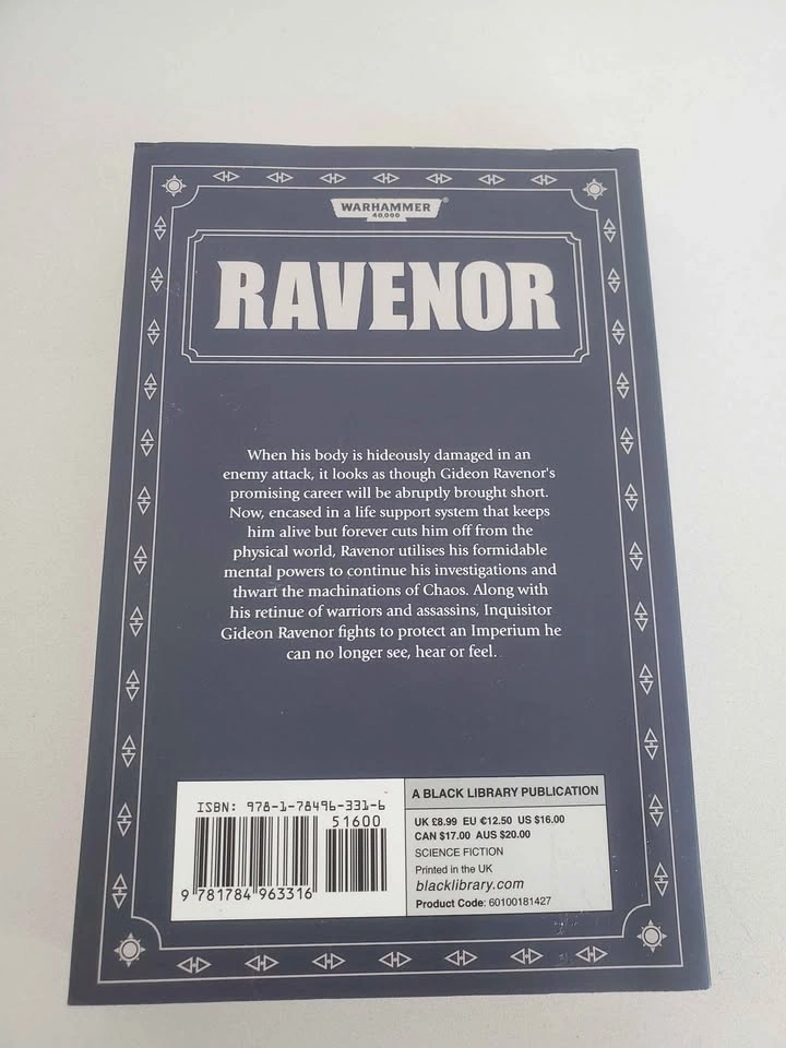 Warhammer 40k Ravenor - Dan Abnett Black Library 2017 - photo 3