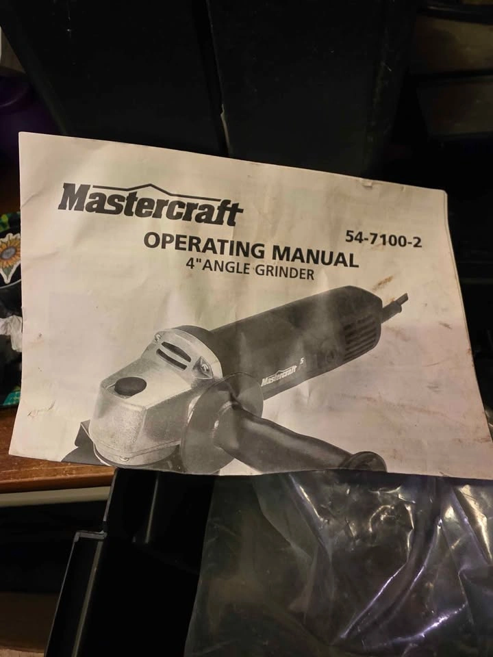 Mastercraft 4" Angle Grinder - photo 2