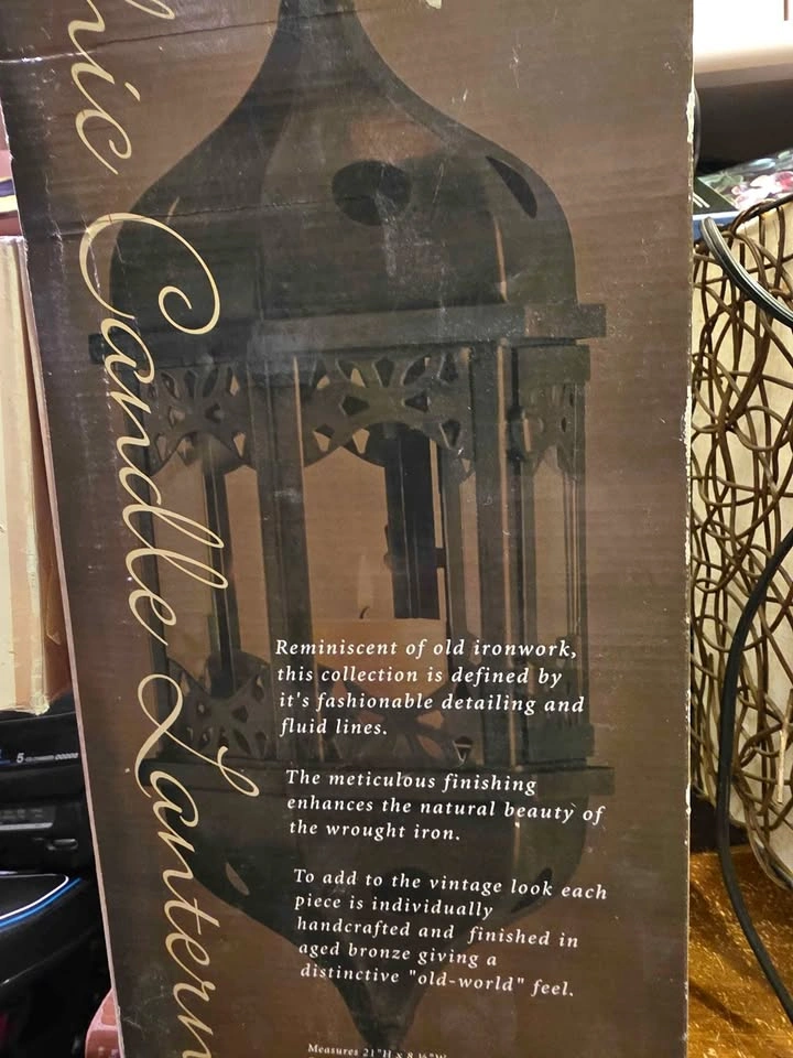 Joshua Maxwell Studio Orion Collection Gothic Candle Lantern