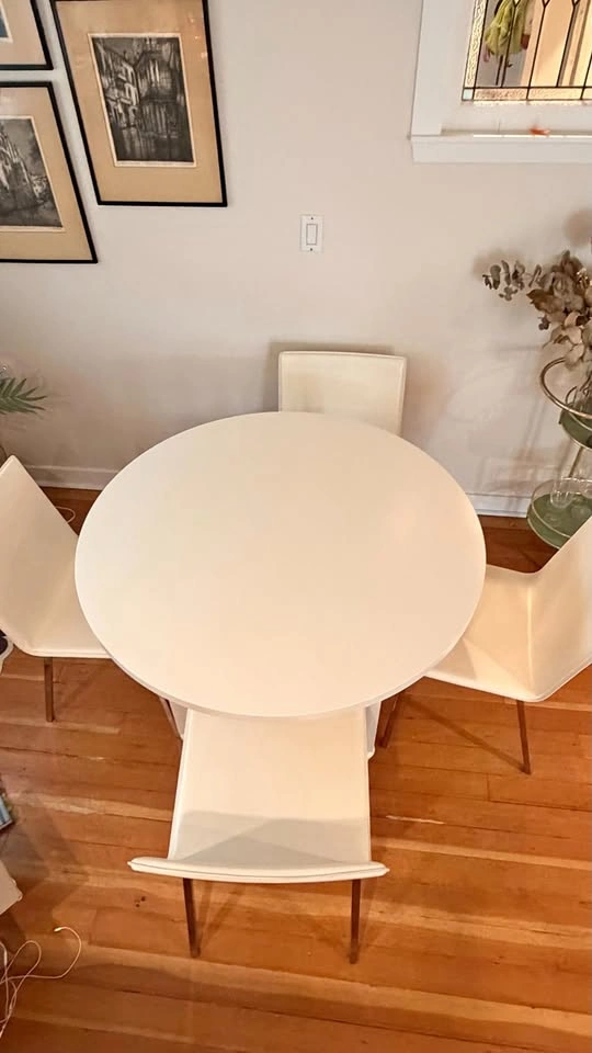 Dining room table and chairs