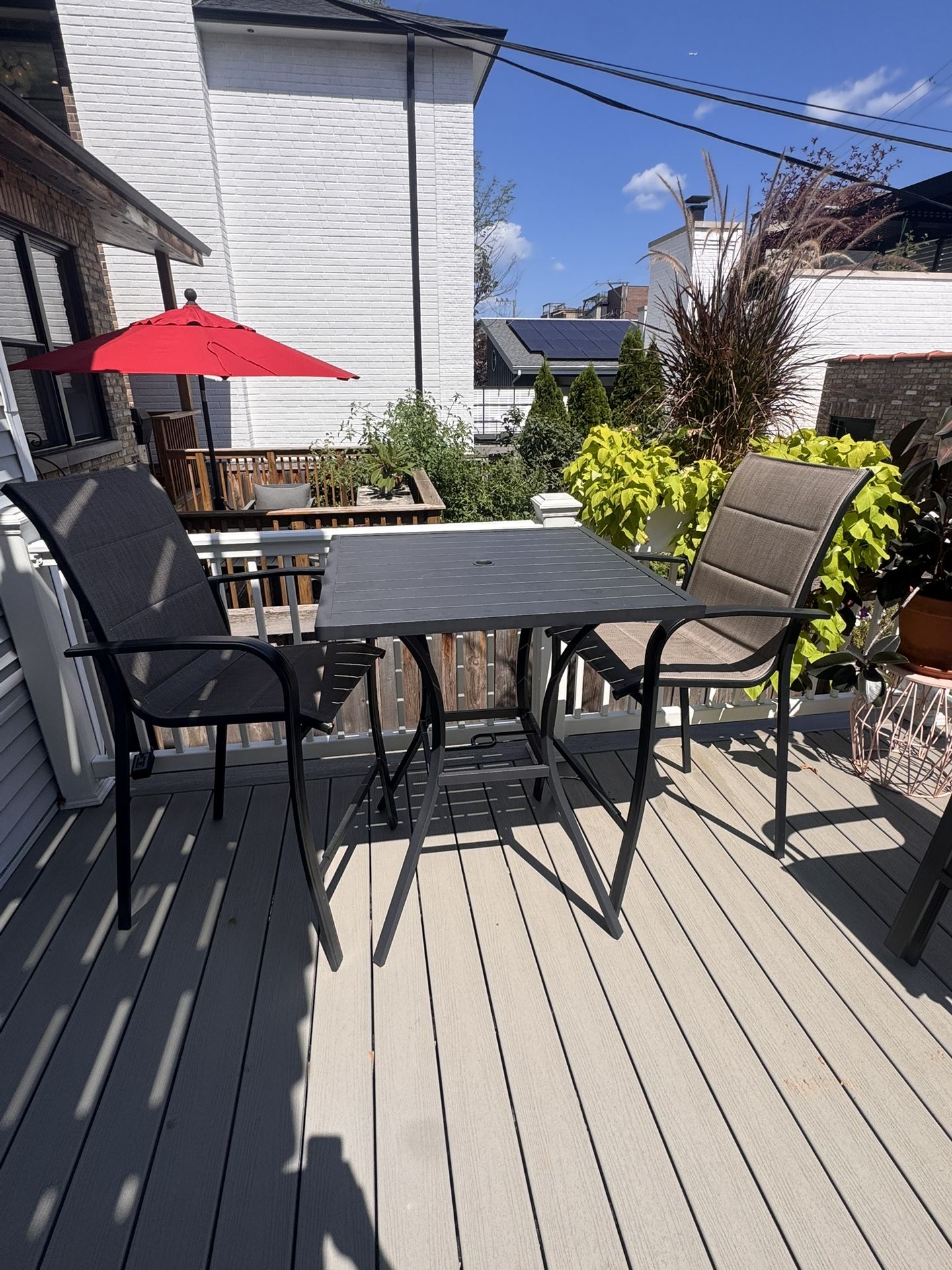 High Top patio Table And 4 Chairs - photo 2