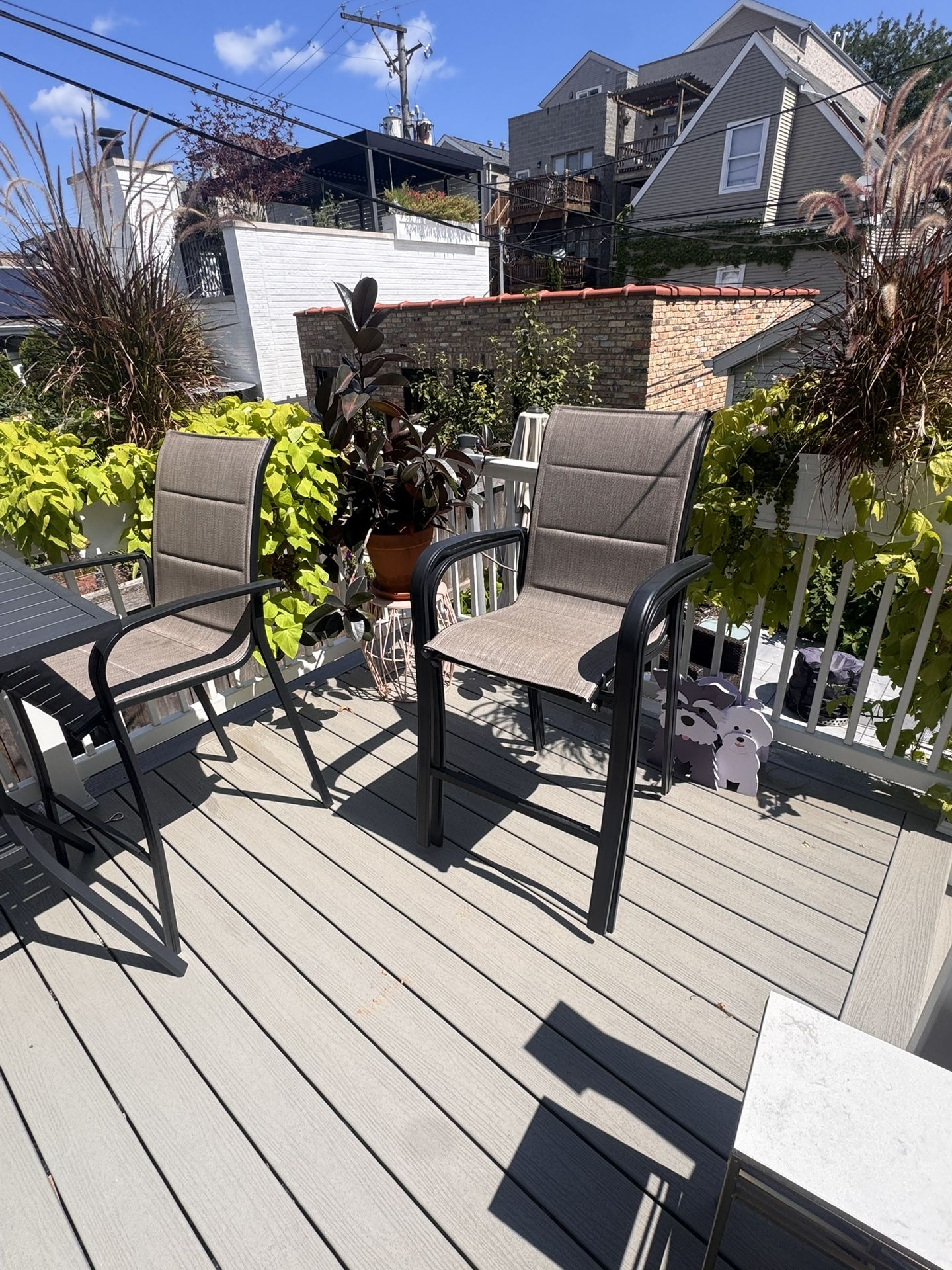 High Top patio Table And 4 Chairs - photo 3