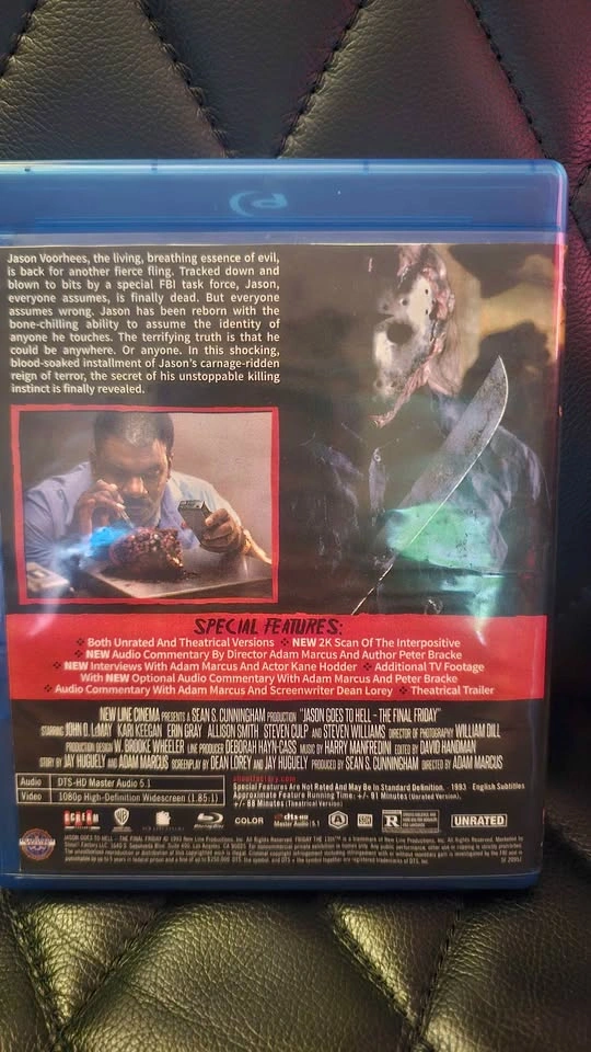 JASON GOES TO HELL BLU RAY UNRATED CUT - photo 2