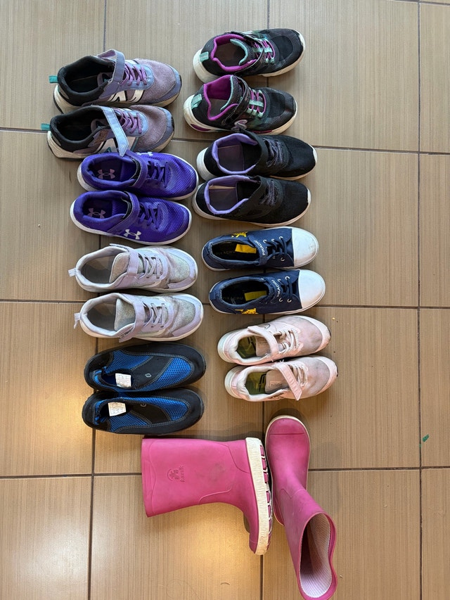 Kids shoes - runners, rain boots