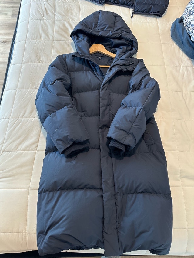UNIQLO Kids Long Down Winter Coat, size 11–12Y