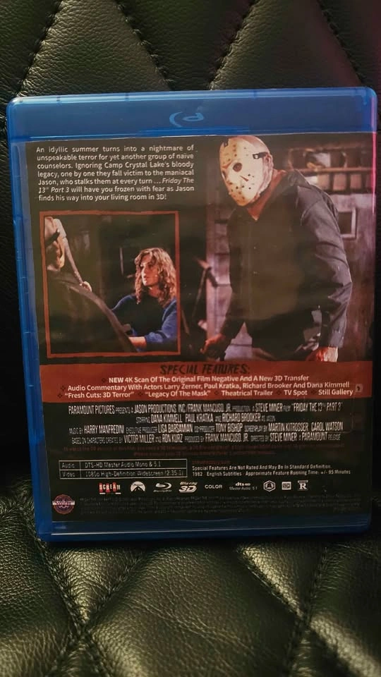 FRIDAY THE 13TH PART 3 3D BLU RAY - photo 2