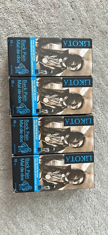 4 Lakota Back Pain Roll-On Pain Reliever