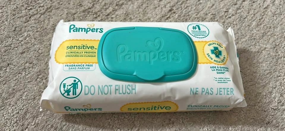 Pampers Sensitive Baby Wipes - 56 Count